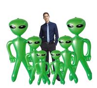 6 PCS Alien Gonflable 18 '', 35 '' ＆ 67 '' Bouffez Un étranger Halloween Costume Gonflable Géant gonflables pour Les décorations de fête d'halloween Prop..