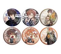 6 Pcs Badge Bungo Strays Dogs Figurine Broche Anime Metal Pins Set Bungo Strays Dogs Cosplay Accessoire Sac Decor