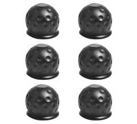 6 Pcs Cache Boule Attelage Voiture, 50mm Capuchon de Protection pour Attelage de Remorque, Housse de Protection de Attache Remorque Voiture 50mm pour Remorques Voitures Camions Camping