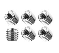 6 Pcs Camera Tripod Thread Adapter, 1/4"" to 3/8 Thread Adapter for Tripod Adapter, Converter Nut Screw for Tripod Monopod Video Camera