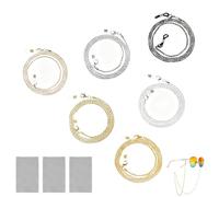 6 Pcs Chaîne de Lunettes Femme - Attaches Lunettes en Métal, Cordons de Lunettes Multicolores, Support pour Lunettes et Masques, Sangles Pratiques et Élégantes