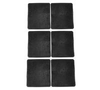 6 Pcs Chicken Nesting Box Pads, PE Material Chicken Nesting Pads, Sturdy and Scratch, Easy to, Soft Plastic Coop Mats, Suitable for All Cages and Coops, 35x30cm (Black)