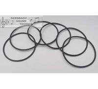 6 Pcs. Courroies D'Entraînement Pour Tape CD Etc. 47 Mm X 1,0 Mm