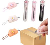 6 Pcs Cutter Standard, Mini Cutter, Cutter, Box Cutter, Ouvre-Lettre, Couteau De Papeterie, Mini Coupe-Papier Portable, Couteaux Utilitaires, Couteaux À Tapis