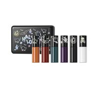 6 Pcs De Gloss À Lèvres Mat Ensembles Étanches Longues Formules Non Liées À La Fête D'Halloween Maquillage Quotidien Essentiel