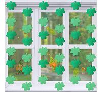 6 Pcs Décorations de Trèfle Saint-Patrick Décors Suspendus de Trèfle Bannières de Trèfle Vert Guirlandes Irlandaises Guirlandes d'Accessoires Suspendues Artisanat d'Ornement de Trèfle