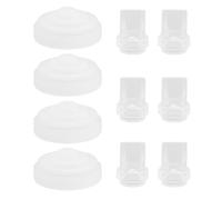 6 PCS Duckbill Valve et Diaphragme, Pièces de Remplacement de L'allaitement Maternel en Silicone pour M5 avec une Prévention Efficace du Débordement du Lait, une Utilisation