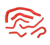 6 Pcs Durites de Radiateur Silicone Bleu pour Type R EK EG B16A B18C B20B 1992-2000 - Résistance Extrême à la Chaleur, Étanchéité Parfaite pour Refroidissement Optimal (Rouge)