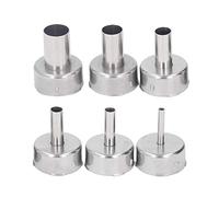 6 pcs en Acier Inoxydable Bulle de Pistolet Bulle à air Chaud buse de soudage de la Station de Soudure Accessoire