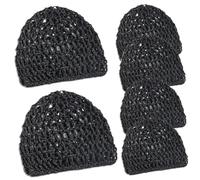 6 pcs enveloppe de cheveux Tubi, filet de cheveux en crochet élastique, enveloppe de cheveux en mailles respirantes douce pour la presse en soie, les filets de cheveux pour dormir, longs cheveux