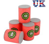 6 Pcs EVA Bullet Gun Cible pour Nerf N-Strike Elite Blaster Enfant Enfants mousse Doux