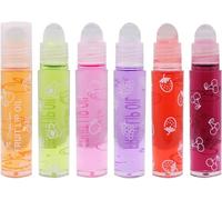 6 PCS Gloss à Lèvres Pailleté Roll-on, Huile Brillante Hydratante Fruité, BAUME LEVRES - SOIN DES LEVRES