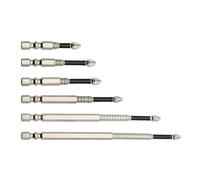 6 Pcs Impactent Le Pont Du Conducteur Avec Un Bit Magnétique De Tournevis Magnétique De 50 À 150 Mm Pour Le Conducteur Forage En Alliage
