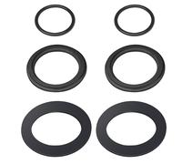 6 PCS Joint Caoutchouc,Joints Toriques,O Ring Rondelles,MéCanique Broches Hydraulique Anti-Fuite Accessoires,Nettoyeur Buse ?Illets Washers,pour Faucet Plomberie D'éTanchéIté Detuyauterie Isolante