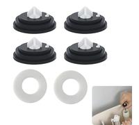 6 PCS Joint Chasse d'eau WC,Membrane Chasse D'eau Réparation Express, Diaphragme En Caoutchouc Remplaçable Pour L'entretien Des Chasses D'eau Des Toilettes,Flotteur Chasse D'eau