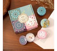 6 PCS Kit Bougie Parfumée Aromathérapie - Coffret Cadeau Femme, Décoration Maison Naturelle pour Bain/Yoga/Mariage/Jardin (4 Modèles-C)