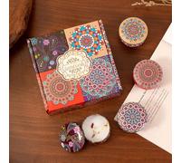 6 PCS Kit Bougie Parfumée Aromathérapie - Coffret Cadeau Femme, Décoration Maison Naturelle pour Bain/Yoga/Mariage/Jardin (4 Modèles-B)