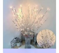6 PCS LED Branches de branchettes éclairées 120 perles LED blanc chaud de couleur à piles lumières de branche décoratives pour Vase chambre à coucher café Bar bibliothèque partie Photo fond 70CM
