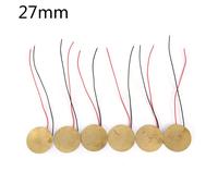 6 pcs/lot amplificateurs piézoélectriques piézo-électriques disques fils pour boîte à cigares guitare pick-up de haute qualité