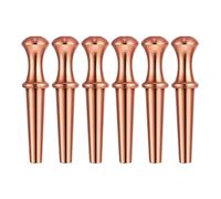 6 pcs métal Cribbage Conseil Chevilles s'adapter à 1/8 Trous avec Un Design Conique Unique Cribbage Chevilles Traditionnelles pour Famille et ami Traditionnel Jeu de société