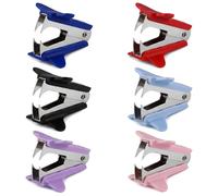 6 PCS Ôte-agrafes Extracteur D'Agrafes Retire Agrafe Rapide Outil, Ote Agrafe Bureau pour Enlever des Agrafes en Acier Inoxydable, Mini Outil Dégrafeur Portable pour Agrafeuse, Maison, Bureau, Lécole