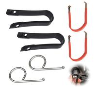 6 Pcs Outil Demontage pour Couvre-écrous, É crou de Roue Décapant du Couvercle du Capuchon de Boulon de Roue, Voiture Couvre l'outil d'extraction, pour Retirer Le Cache-écrou de Roue