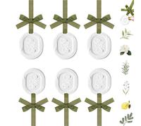 6 Pcs Passive Diffusers for Essential Oils-6 Aroma Flower Car Passive Essential Oil Diffuser, Non Electric Improves Sleep, for Room, Cars, Bathroom Home, Office, and Travel (6Pcs)