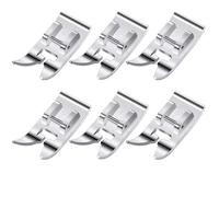 6 Pcs Pied De Biche Universel pour Machine À Coudre Pied De Couture Droit Pied Zigzag Accessoires Multifonctions Convient À Toutes Les Machines À Coudre À Tige Basse Singer Brother Janome Babylock