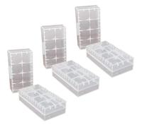 6 Pcs Plastique Dur Boîte de Rangement de la Batterie pour Piles Rechargeables Organisateur boitier accu Protection Case Box é[399]