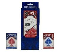 (6 pcs / red 6 blue) BICYCLE (Baisukuru) STANDARD rider back playing cards 12-pack) (japan import) by Bicycle