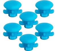 6 Pcs Replacement Part Reservoir Tank Valve Rubber Gasket, Blue Washer Reservoir Plug Compatible with Waterpik Water Flossers WP900, WP112, WP250, WP300, Ultra, Nano, Traveler, VAVA, H2o (Blue)