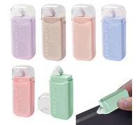 6 PCS Roller Colle Ruban Adhésif Double Face, Colle Scrapbooking, 6mm x 6m Sco-tch Double Face pour DIY Carte, Scrapbooking, Journal, Rouleaux Roller de Colle (1)