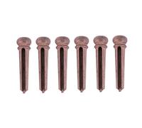 6 Pcs Rose Bois Corde Peg En Bois Guitare Pont Pins Tuning Inlay Pin Guitare Pièces De Rechange pour Guitare Acoustique