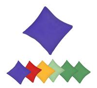 6 PCS Sacs de Cornhole, Bean Bag Game pour Enfants, Sac Lesté pour Jeu de Lancer de Sac, Bean Bags Toss Legged Race pour Enfants Adultes, 5 Couleurs (10x10CM)