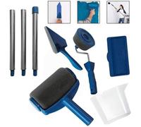 6 pcs Sans couture Rouleau Peinture Kit de pinceau avec Reservoir Kit d'outils pour peinture avec une petite brosse