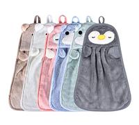 6 Pcs Serviettes pour Enfants, Serviette Debarbouillette, Essuie Main Salle De Bain Petite Serviette Essuie Main Cuisine Debarbouillette