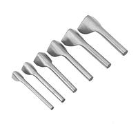 6 Pcs/Set Coupeur de forme en V, V Forme Poinçon pour cuir, Outils De Poinçon, pour Couture de cuir Artisanat de cuir (15-40mm)