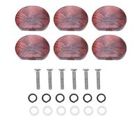 6 pcs/set Tuning Pegs acryliques têtes de machine Chevilles Boutons pour guitare(#5)