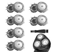 6 Pcs SH50/30 Têtes de Compatible avec Philips Serie 3000 5000 et AT8xx/AT7xx/PT7xx,Têtes de Rasoir avec Nettoyage Brosse,Lames De Remplacement pour Philips, Accessoires Pour Rasoir