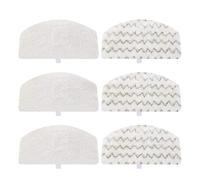 6 Pcs Steam Mop Pads, Compatible For Bissell PowerFresh 1806 1940 1544 1440 Series, Replacement Part Model #5938#203-2633 Mop Rag.