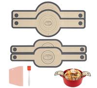 6 PCS Tapis de Cuisson en Silicone pour Dutch Oven Silicone Baking Mat