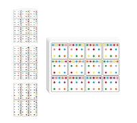 6 PCS Visual Tracking Training Training Modèles Dot Connexion Préscolores Préscolores Président Des Jouets Enseignement Portable Activité De Développement