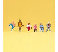 6 personnages assis-N-1/160-PREISER 79174