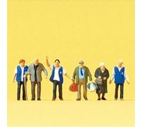 6 personnages en gare - N 1/160 - PREISER 79216