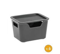 Boîte de rangement polypropylène 1,9 L Cep Bella - gris