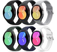 6 Pezzi Cinturino Compatibile Con Samsung Galaxy Watch 5/4 40mm 44mm/Watch 5 Pro 45mm/Galaxy Watch 4 Classic 42mm 46mm Per Donna E Uomo,Cinturini Sportivo In Silicone Morbido,Regol[Let5270155]