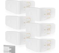 6 Piece Child Safety For Cabinets And Drawers,Baby Door Locks,Safety Lock For Furniture,Fridge,Toilet And Doors (White)