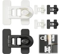 6 Piece Child Safety Fridge Door Lock,Baby Safety Drawer Block,Strong Adhesive,No Tools Or Drilling Required,Baby Cupboard Closure,Child Safety For Refrigerator