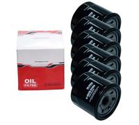 6 Piece Engine Oil Filter Oil Compartment Oil Filter 16510-81404/82703/15601-87204/87702 Compatible Avec Suzuki Petrol Engines
