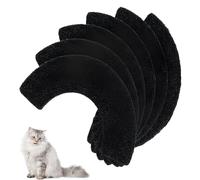 6 Pièce Filtres à Charbon pour Litter Robot 4, Filtre Litter Robot 4, pour Chat Compatibles avec Litter Robot 4 Para Absorber Olores y Controlar la Humedad, Filtre Charbon Litiere Chat 26 x 13 (Noir)
